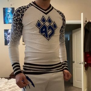 2018-2020 White Cheer Athletics Cheetahs Uniform